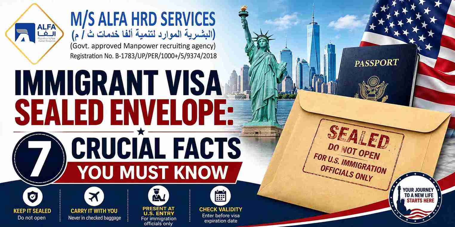 Immigrant Visa Sealed Envelope